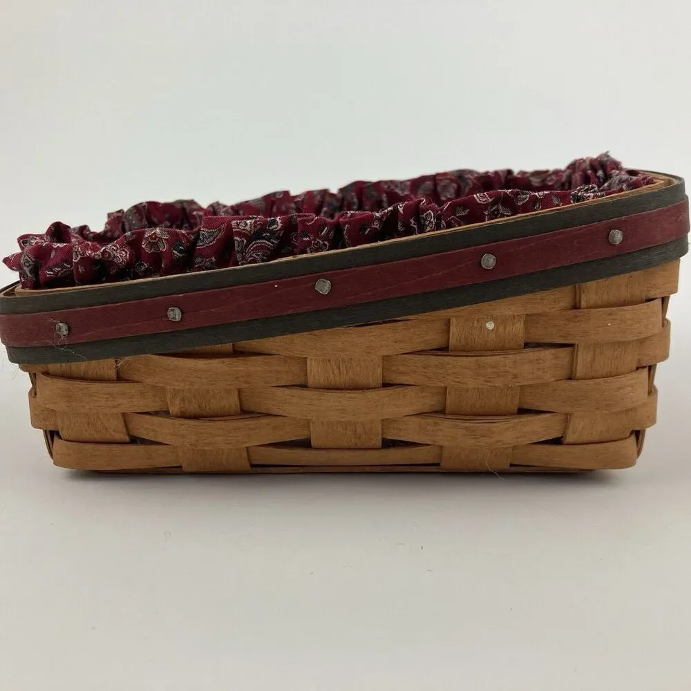 Longaberger Fathers Day Paper Basket 1992 | /w Liner & Protector VTG (16000)